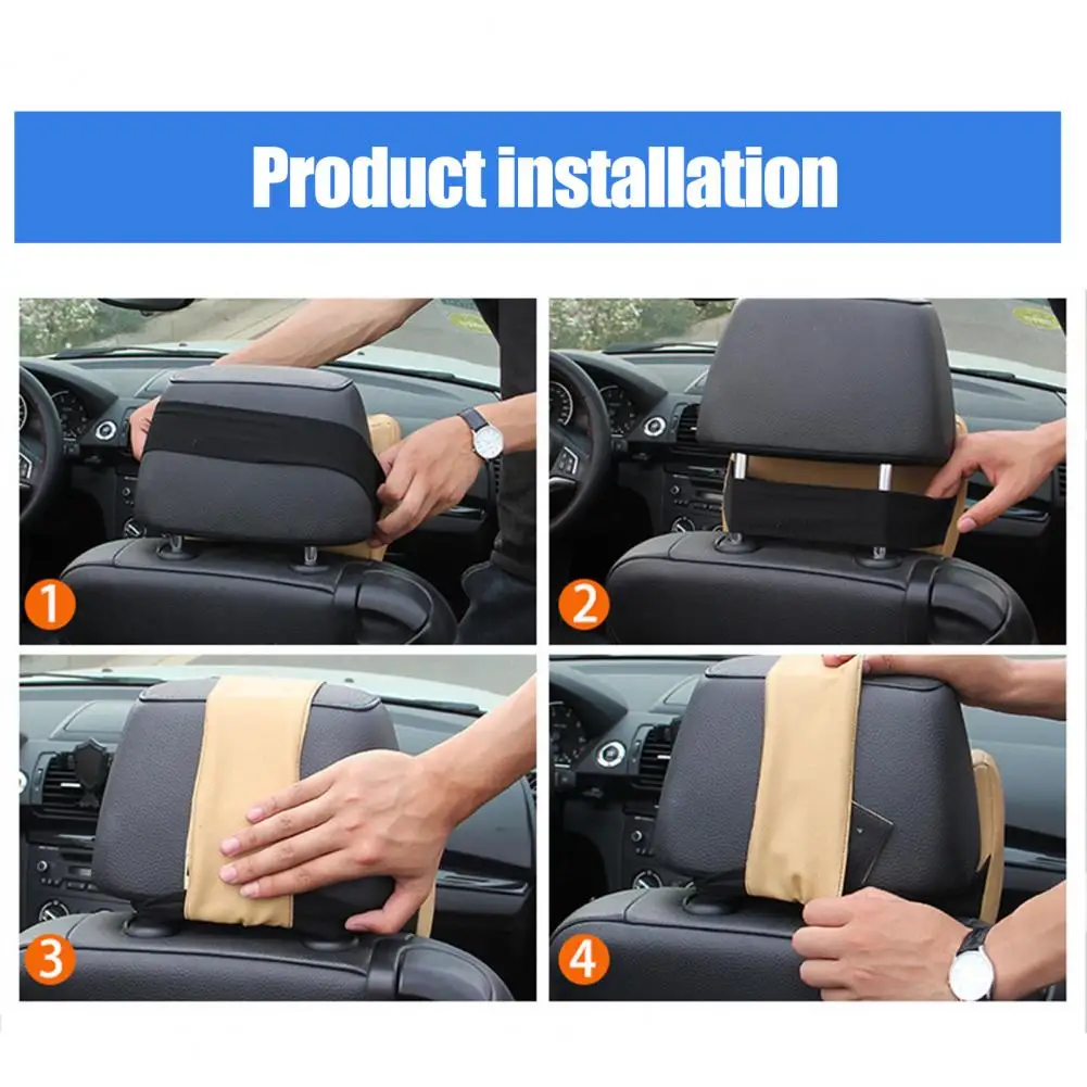 Drive in Comfort with Memory Foam Car Pillow Universal Memory Foam Car Neck Pillow for Comfortable Pain-free Driving Experience