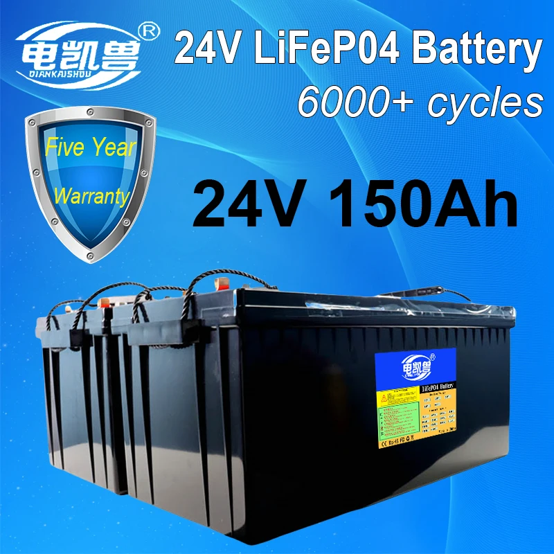 Brand-new 24V 8 string 150AH LiFePO4 Battery Lithium iron phosphate AC generator, solar camping inverter battery AAA AA