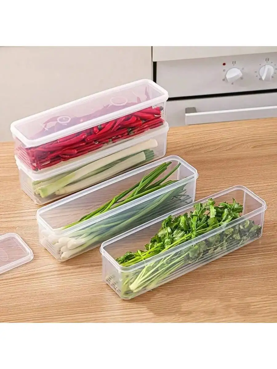 

4-Pack Reusable Rectangular Containers