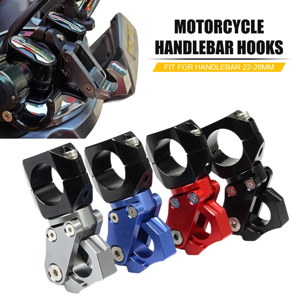 22MM-28MM Motorcycle Universal Luggage Bag Hook Claw Hanger Crotchet Grip Helmet Holder Handlebar Crossbar Bumper Hook Parts