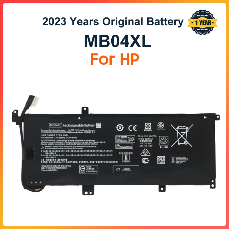 MB04XL HSTNN-UB6X Laptop Battery For HP Envy X360 Series 15-AQ103NO 15-AR000ND 15-AQ002NX TPN-W119 15.4V 55.67WH