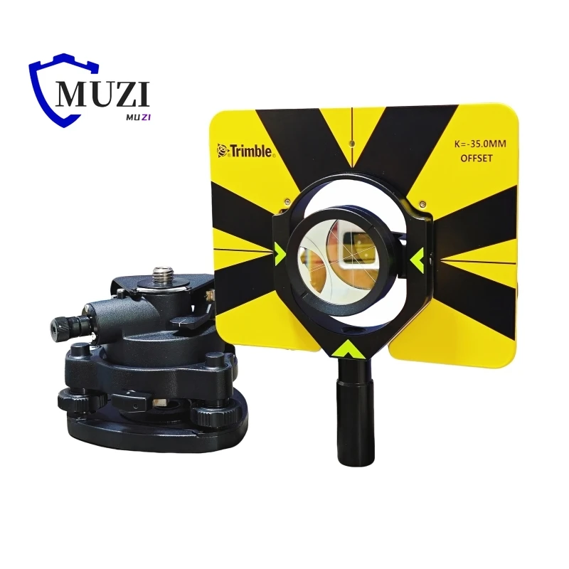 Traverse Prism Set, Prism Base with Level and Optical Plummets, Tribrach with No Plummet for Trimble S-series SX10 Total Station