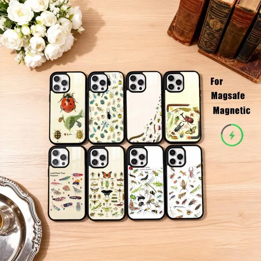 

I-Insects And B-Bugs Phone Case For iPhone17,16,15,14,13,12,11 Plus,Pro Max Magnetic For Magsafe Wireless Charging