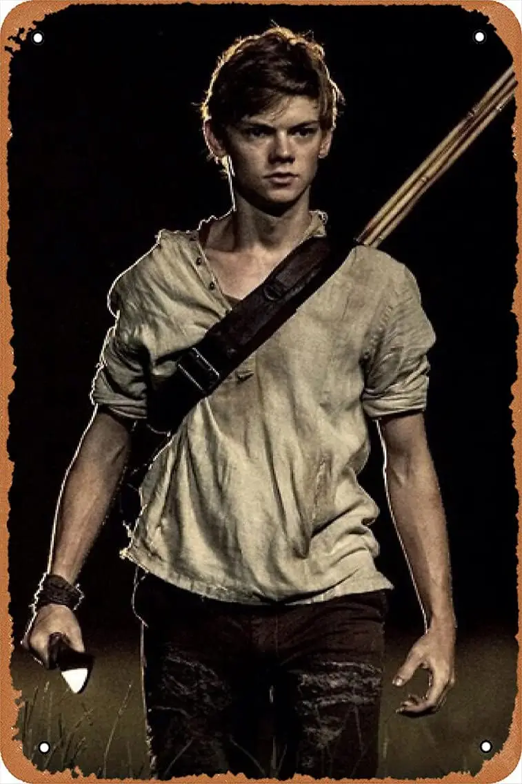 Metal Sign - The Maze Runner - Newt 2 Tin Poster 12 X 8 Inches sign