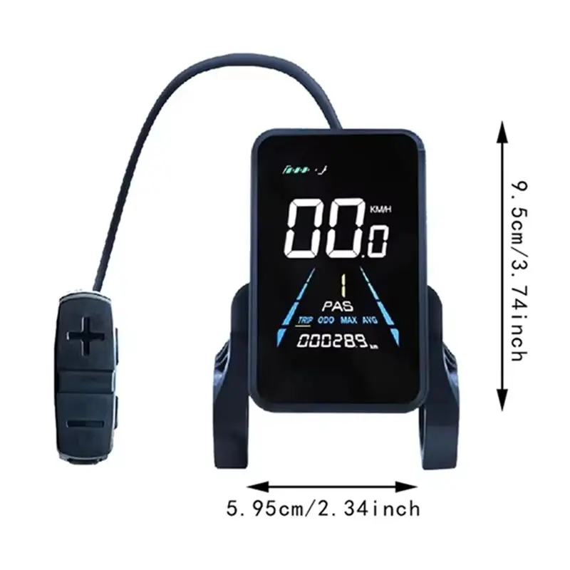 AU05 - 전기 코드 테이블 전기 LCD 디스플레이 계기판 NC-81F 전기 산악 자전거 개조