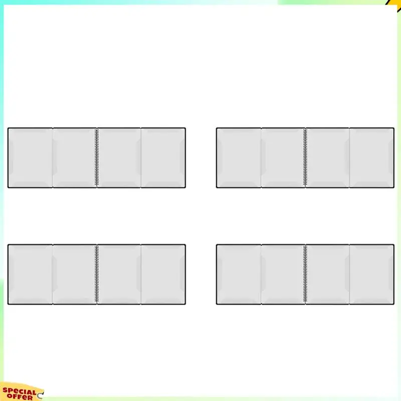 

TURE 4X PTNOKA Sheet Music Folders Music Stand Accessories Music Binder 4 Pages Expand Spiral-Bound 40 Pockets