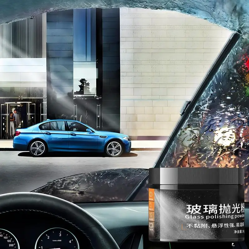 Car Glass Polishing Powder Windshield Polishing Powder Automotive Powder Window Repair Set For Suvs Trucks Vehicle Rvs Cars Auto