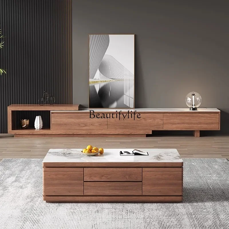 

yj5 *Modern simple rock slab coffee table