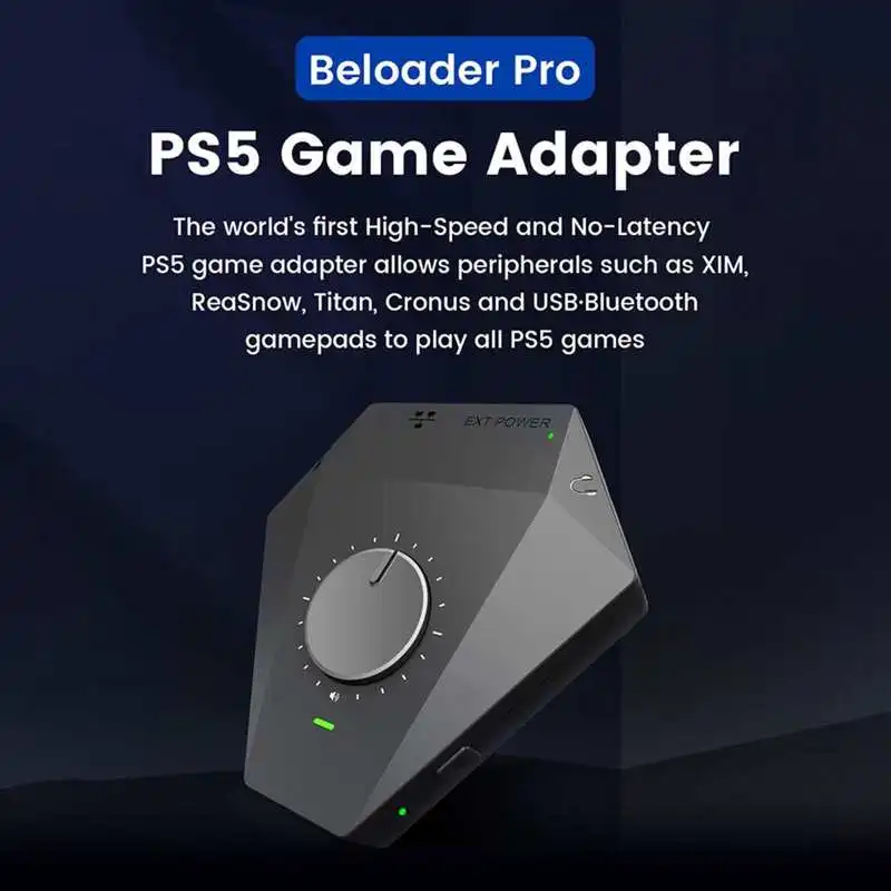 For Beloader Pro Adapter Bluetooth 5.0 USB Keyboard Mouse Converter Guide for XIM for ReaSnow for Titan for Cronus