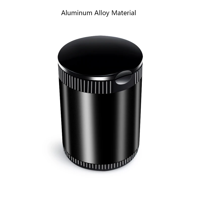 

Universal Car Ashtray LED Light Flame Retardant Aluminum Alloy Portable Smokeless Odor Eliminator Detachable Lid for Cup Holder