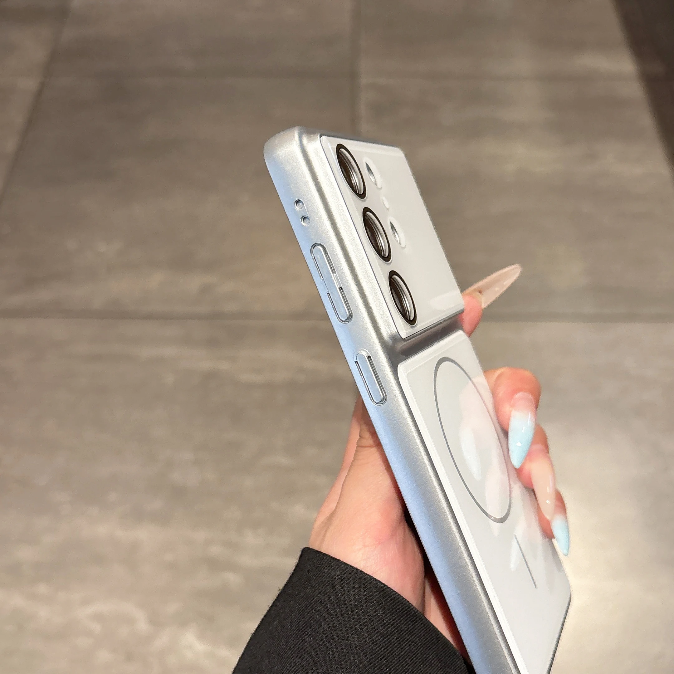 Proteção de lentes janela ampla case Samsung