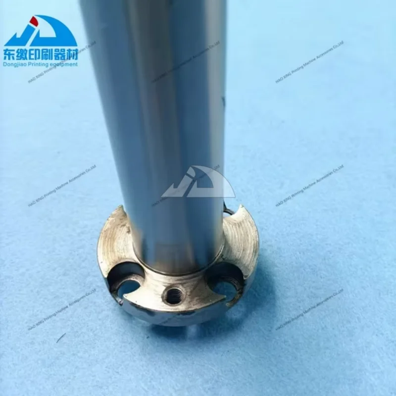 Printing Machinery Part Gear Shaft for Printing Accessories Stainless Steel 316 Water Roller Shaft Head Trap Capturer