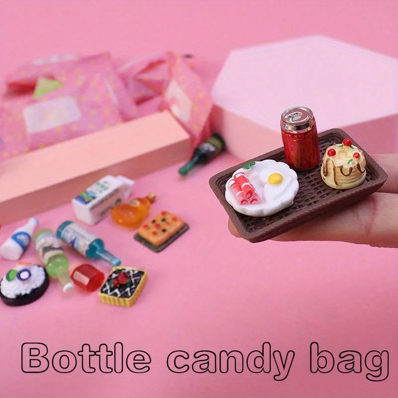 رائعتين مصغرة الغذاء المشروبات العناصر كيس الحلوى وهمية شكا هدايا الحفلات مفاجأة هدايا عيد الميلاد بينياتا ستوفير الحيوان الدعائم
