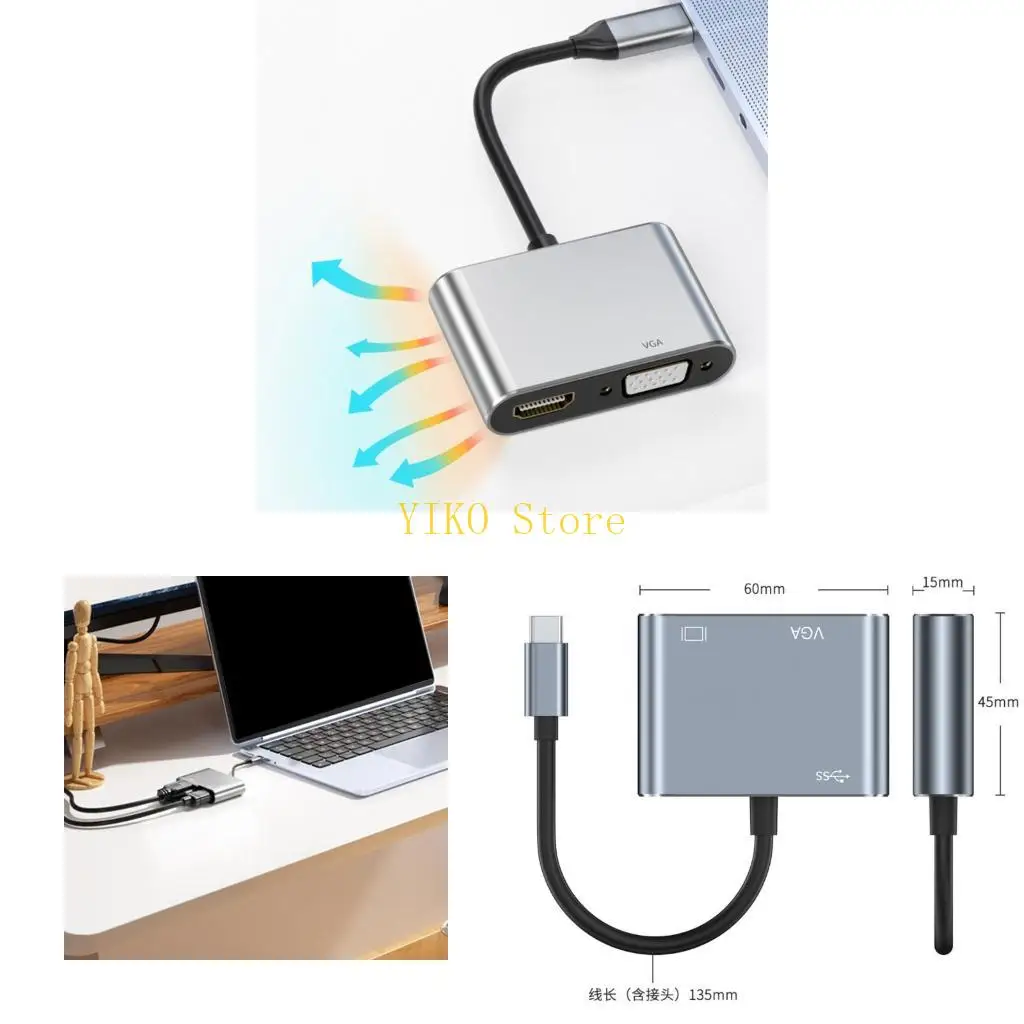 K32C Usb C To Vga A… - image