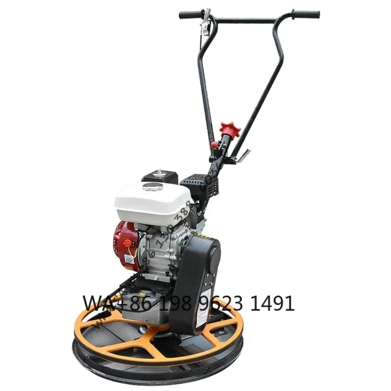 driven concrete power trowel, heavy duty walk behind design, industrial floor polisher for cement smoothing