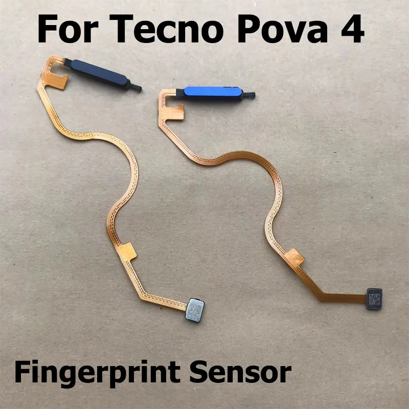 

New For Tecno Pova 4 Pro Fingerprint Sensor Touch ID Scanner Connector Home Button Menu Flex Cable