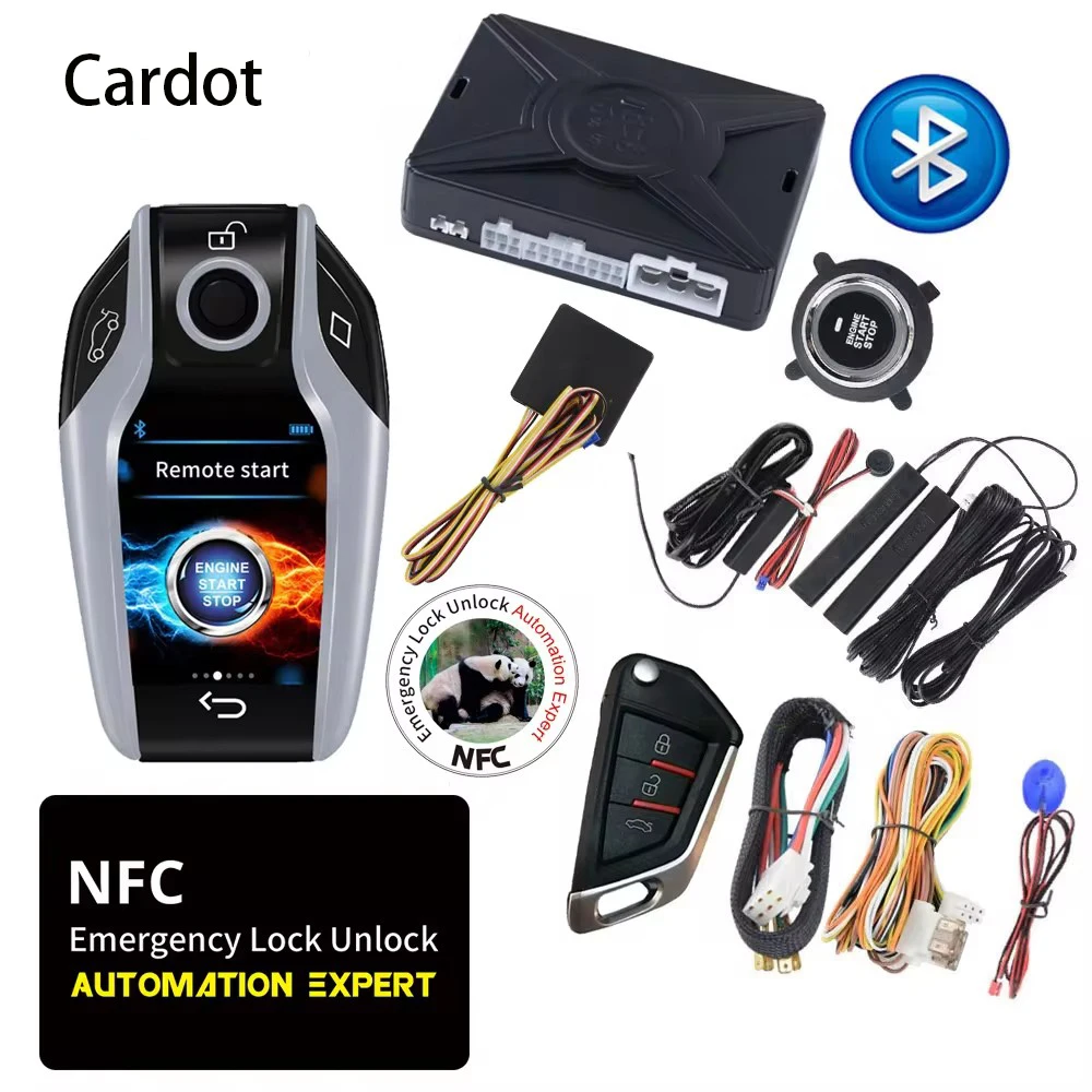 Cardot NFC lock unlock Intelligent Start Stop Keyless Entry Central Lock Smart Car Alarm System