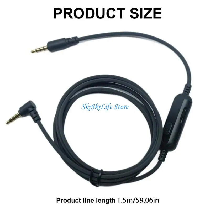 e65e 3.5mm ~ 3.5mm 수컷에서 수컷 금 도금 사운드 케이블 사운드 송전 코드 교체 용 나이 헤드폰 액세서리