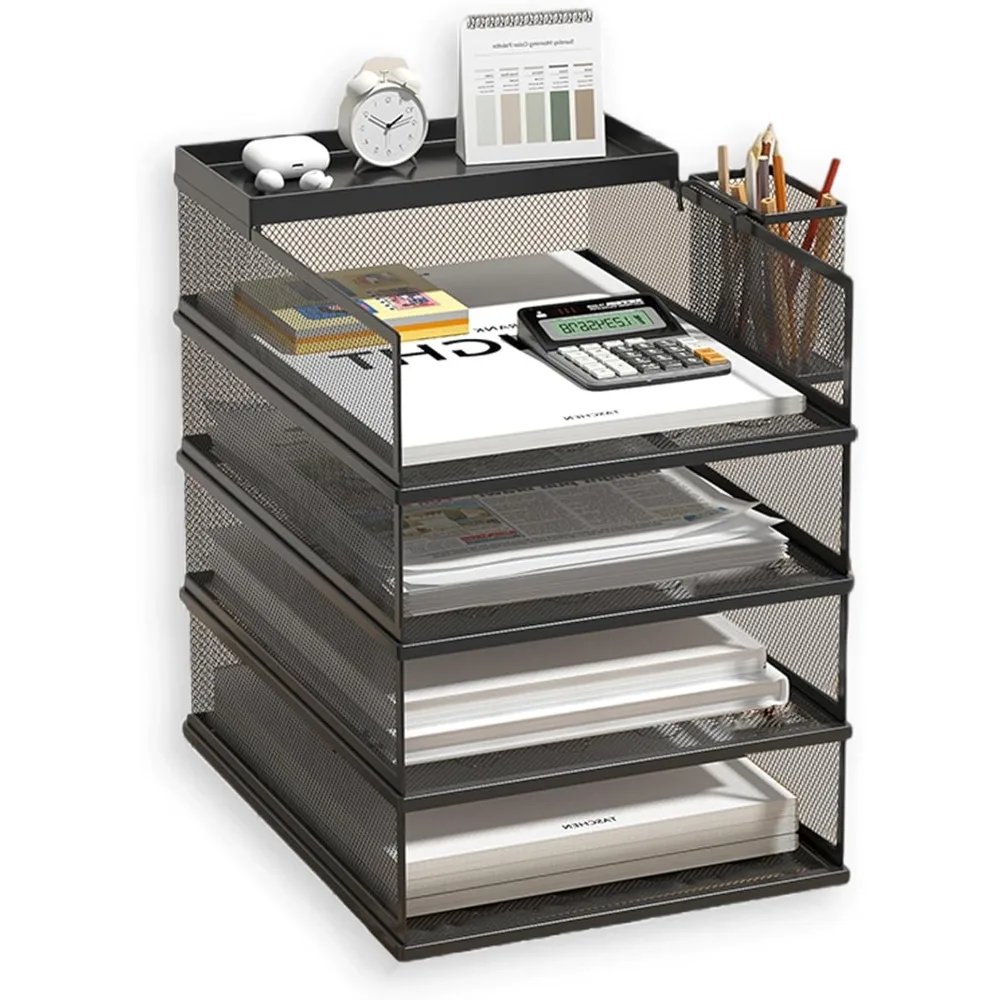 5-tier stackable desk organizer: review & risk