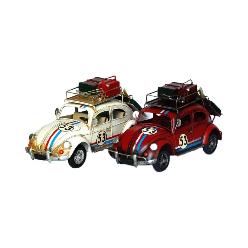 1:18 Vintage car metal die-cast model antique iron craft decoration home bar bar as a gift for European collection