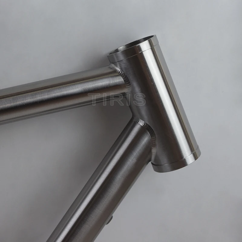 TIRIS-CRF-01 Titanium Bicycle Frame,Strengthen Gravel Frame,700C,Titanium bike,Custom
