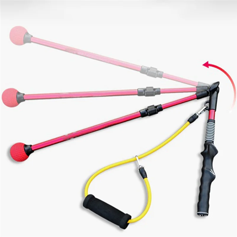 

AC22 Складная тренировочная клюшка для гольфа, корректор осанки, тренировочные пособия для качелей, красный цвет