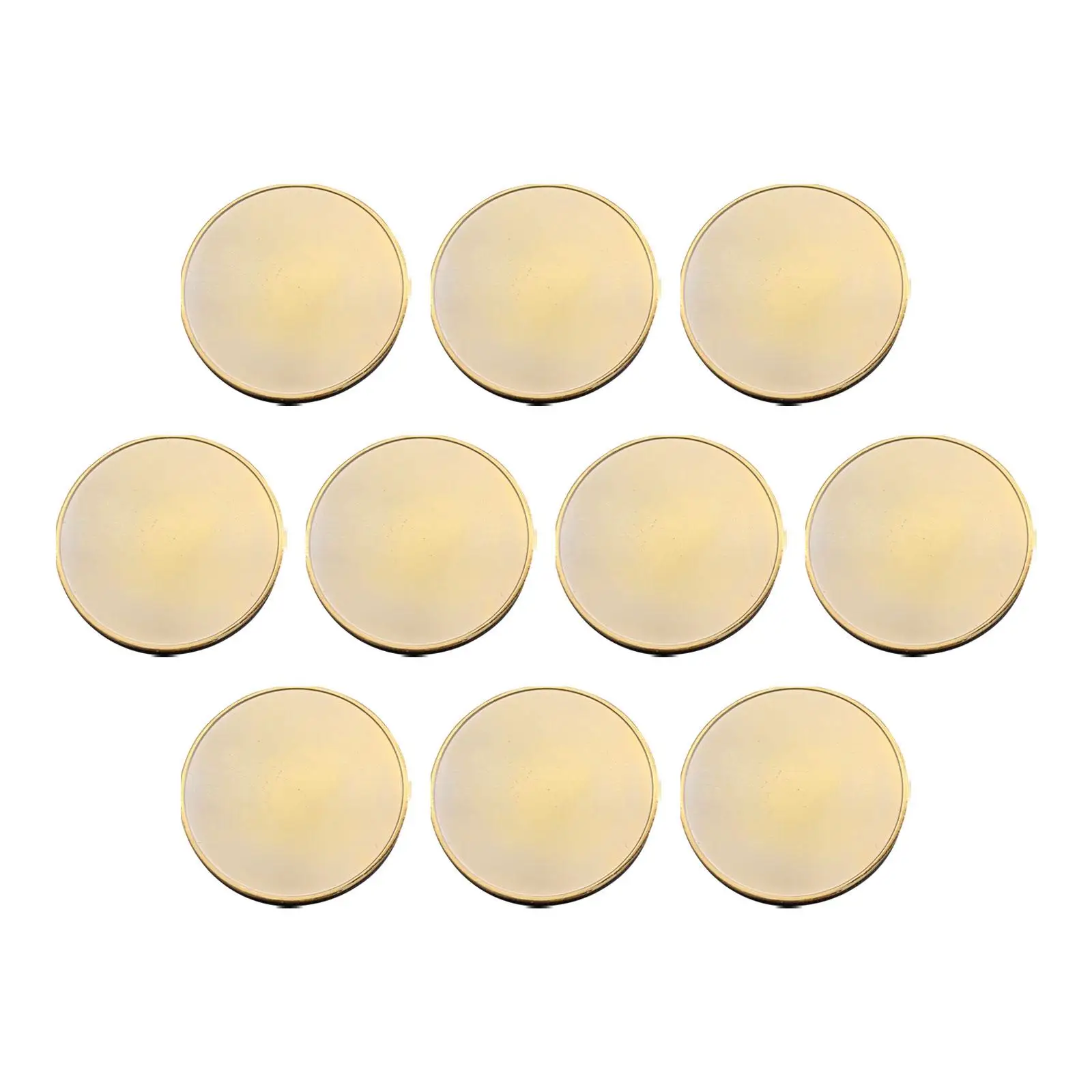 Blank Challenge Coins 40mm Metal Iron Plating DIY Engraving Blank Coins for Craft Collectors Gift Supplies