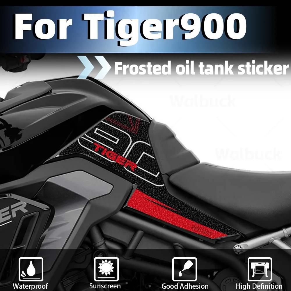 

Мотоциклетная толстая матовая боковая крышка бака, набор наклеек, водонепроницаемые, против царапин для TIGER 900 GT Tiger 900 Rally Pro 2024-2026