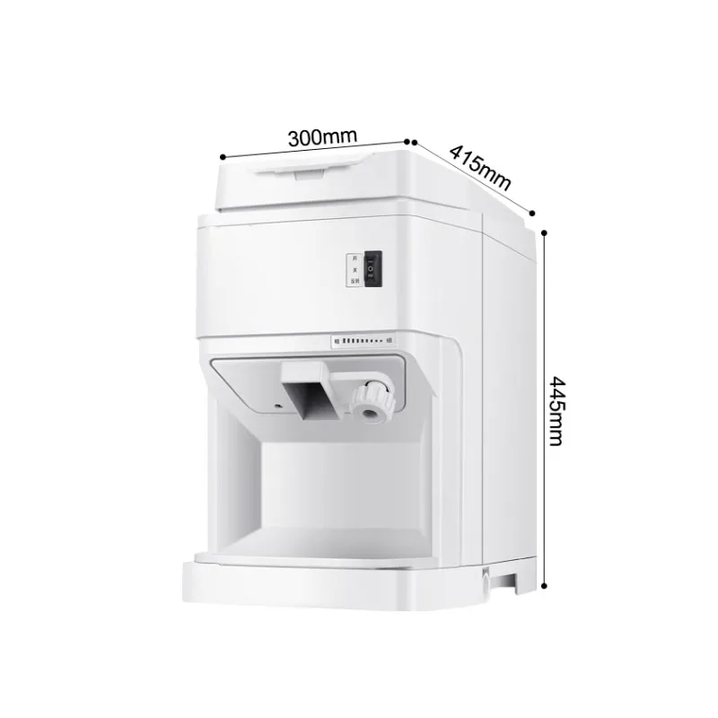 Commerciële Ijsscheerapparaat Dessertwinkel Ijsbreker Instelbare Dikte Volautomatische Ijsbreker High-Power Ijsscheerapparaat