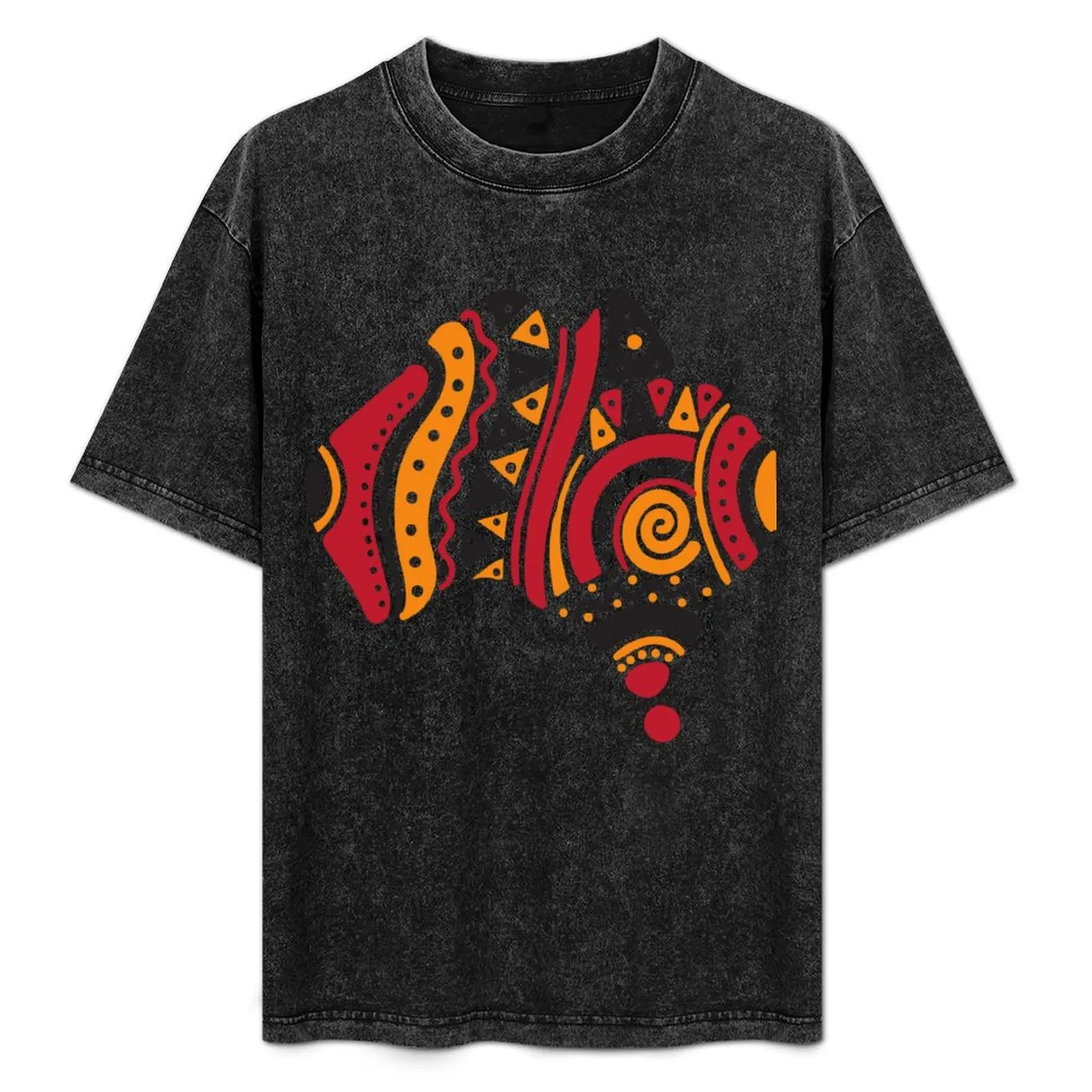 

Australian Flag Aboriginal Art T-Shirt vintage anime shirt man t shirt vintage cheap stuff men clothes