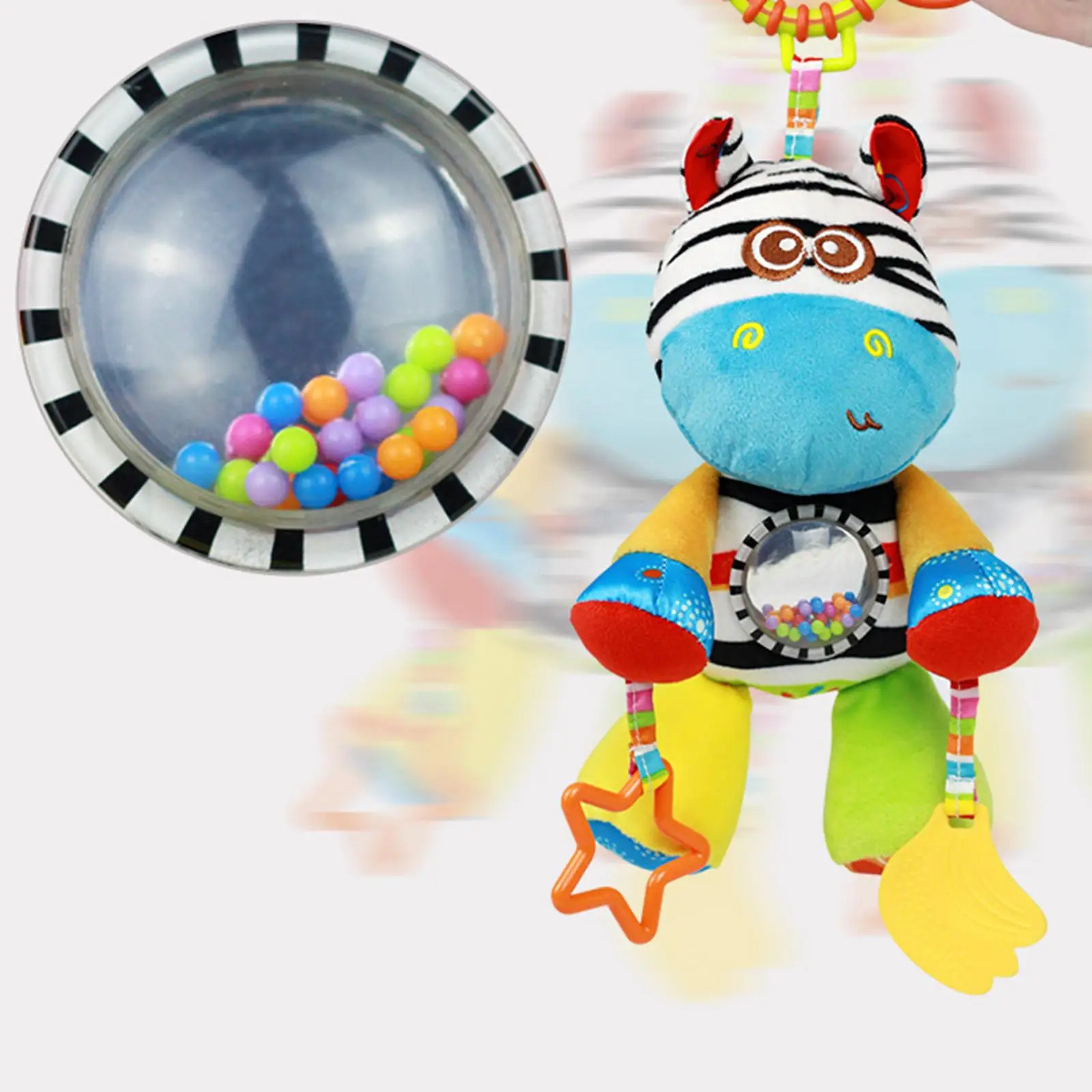 เด็กน่ารักแขวน Rattle ของเล่นสําหรับรถเข็นเด็กแขวนกระดิ่งสําหรับ 0-3 ปี