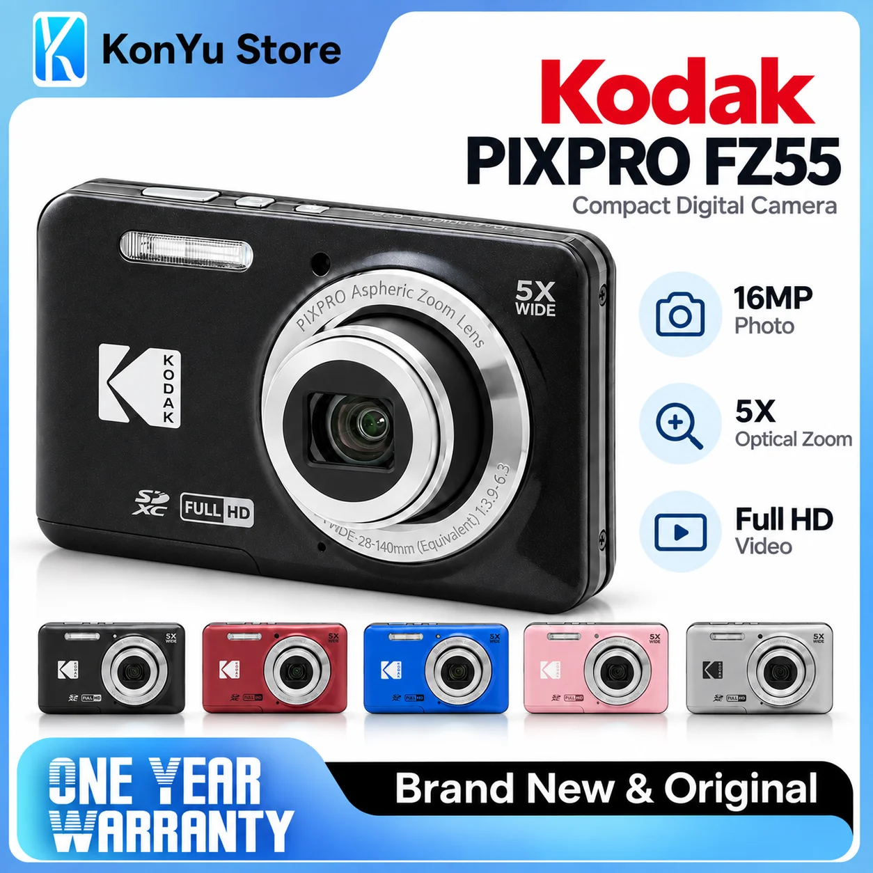 מצלמה דיגיטלית KODAK PIXPRO FZ55