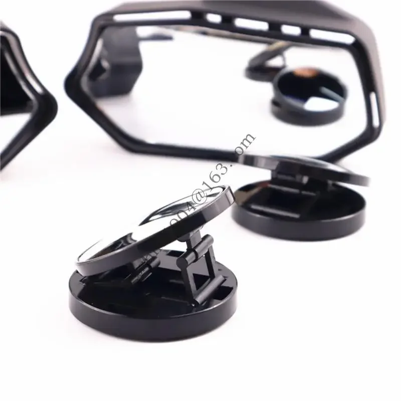 عاكس عرض الدراجات الخلفية للدراجة النارية عاكس عرض كبير لسلامة XMAX300 المحسّنة مع تصميم ABS الموسع على الرؤية الموسعة