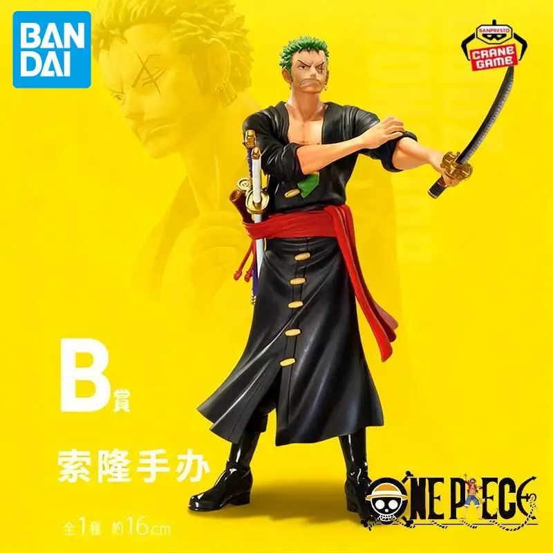 

Bandai Original Banpresto One Piece Zoro B Prize Фигурки В наличии ПВХ Аниме Статуи Модель Куклы Детские Игрушки Фестивальные Подарки