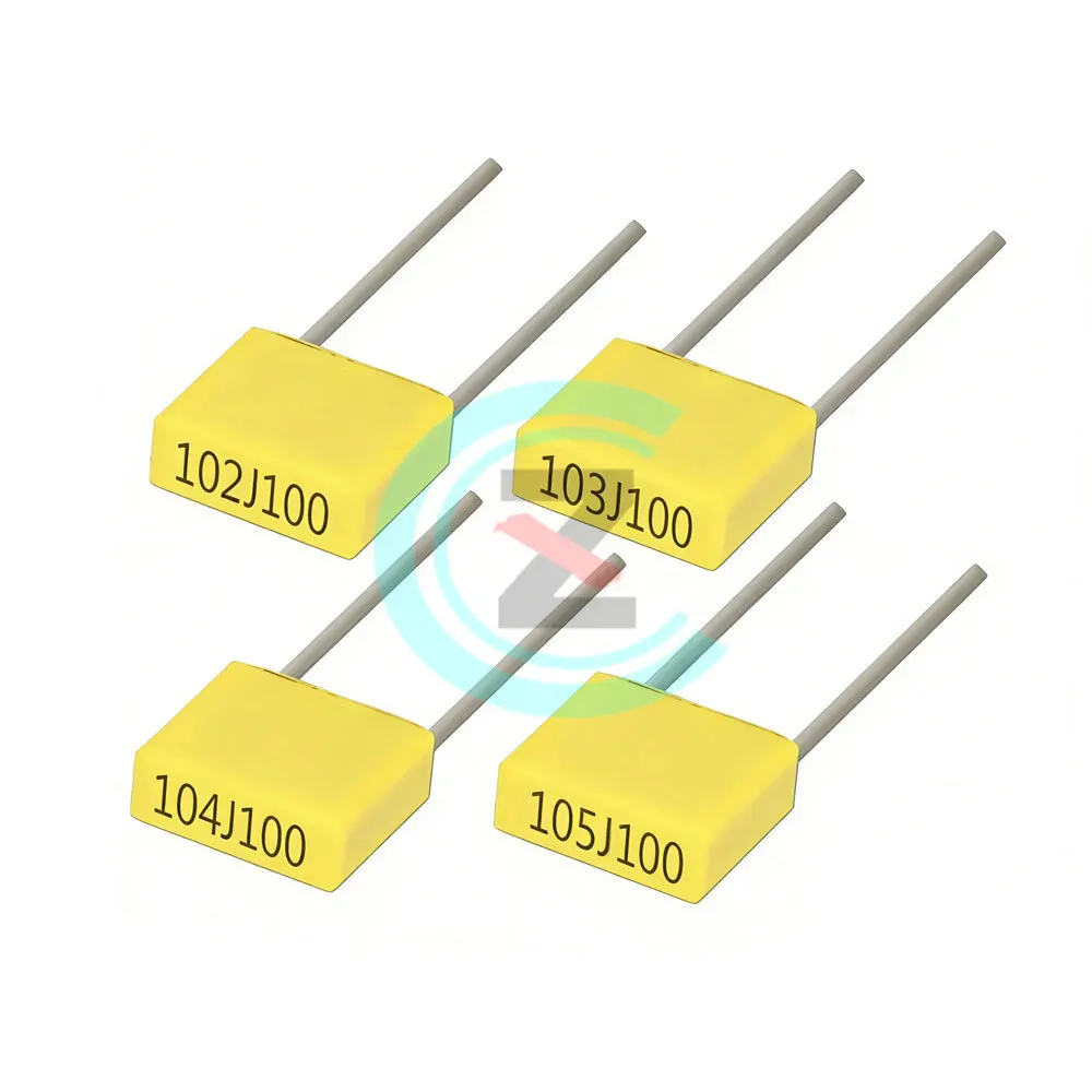 20pcs Polypropylene Safety Plastic Film 100V 1nF ~ 470nF 100nf 220nf 10nf 47nf 22nf 1nf 0.47uf 0.1uf 330nf Correction capacitor