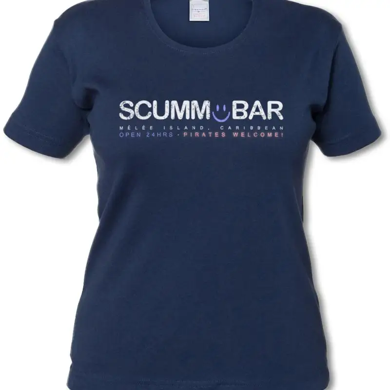 SCUMM BAR WOMAN T shirt The Secret of Monkey Island Adventure Game Escape From
