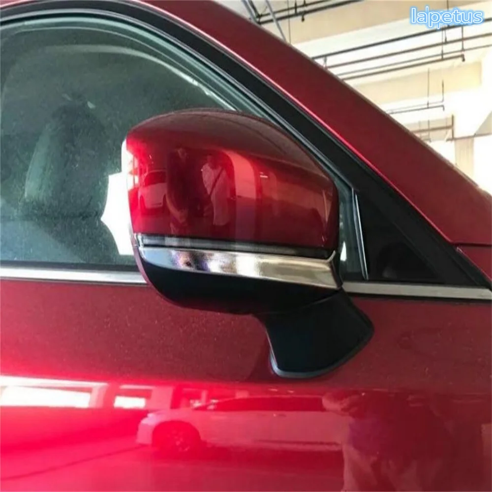 

ABS Chrome Car Rearview Mirror Strips Cover Trim Decorate Frame Moulding Accessories For Mazda CX-5 CX5 KF CX-8 CX8 2017 - 2024