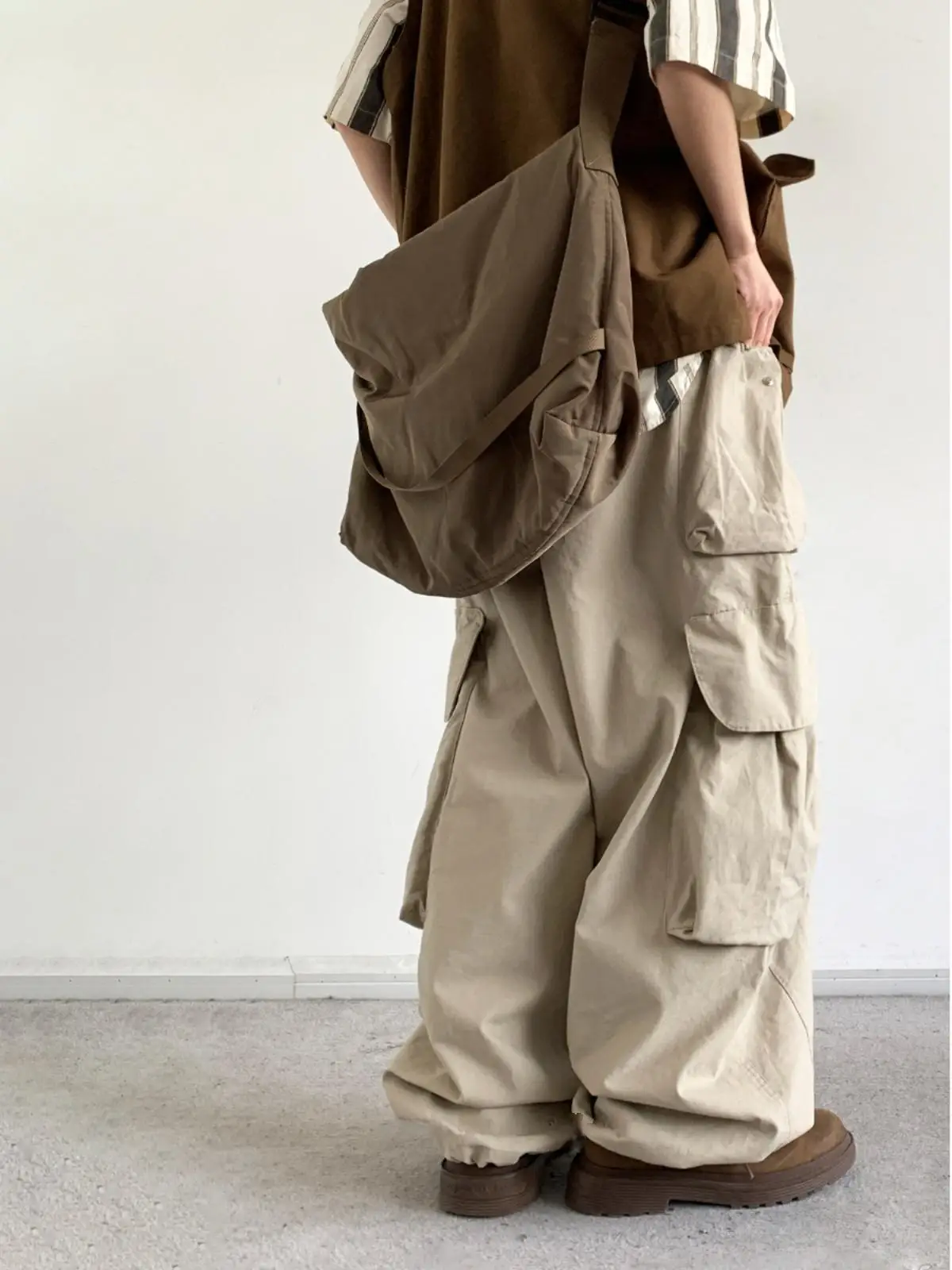 Japanese Streetwear Vintage Casual Cargo Pants For Men Women Clothing Korean Oversize Trousers Preppy Hip Hop Baggy Pants Unisex