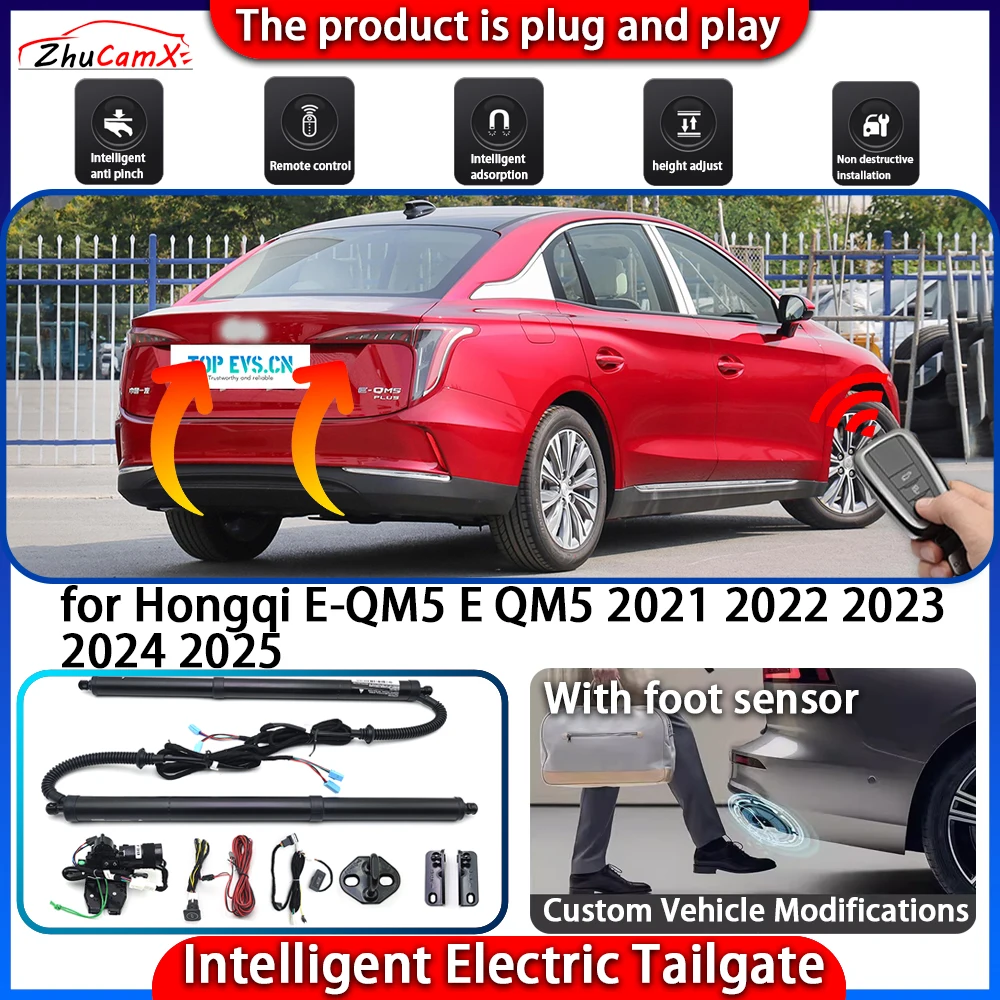 Smart Powered Tailgate System for Hongqi E-QM5 E QM5 2021 2022 2023 2024 2025 Automatic Intelligent Trunk Lift Control Kit