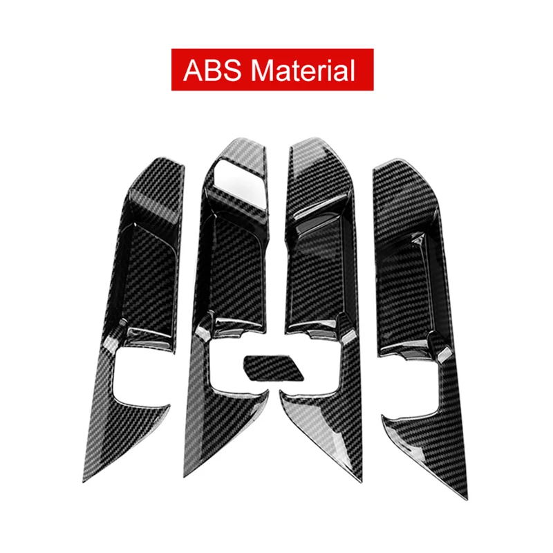 For Toyota RAV4 XA50 2019 2020 2021 2022 2023 2024 RAV 4 Hybrid Car Inner Door Bowl Frame Trim Cover Decoration  Accessories