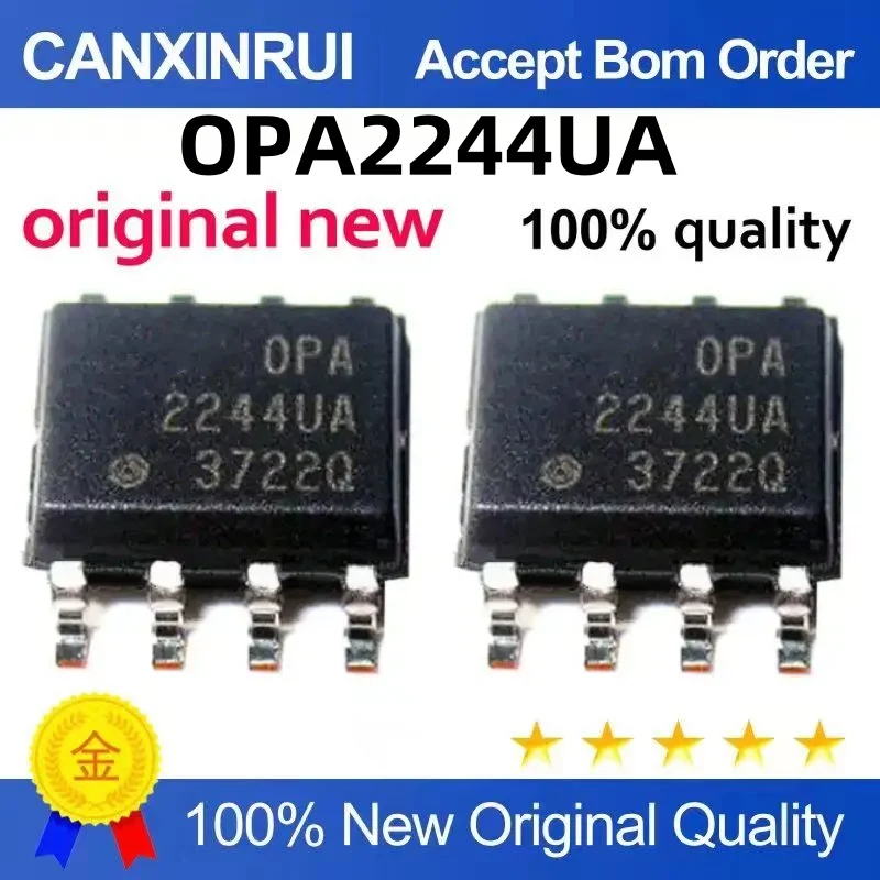 OPA2244UA OPA2244 SOP-8, amplificador operativo, Chip IC, 10 piezas