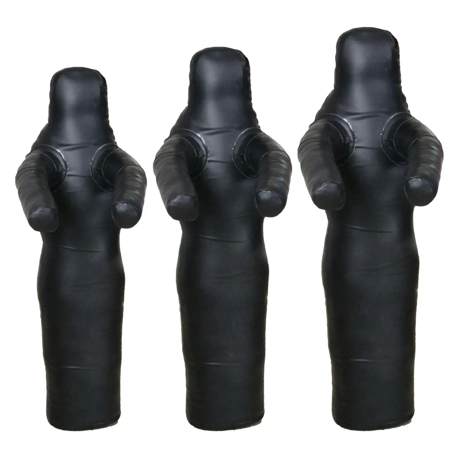 Hanging Wrestling Dummy Unfilled Punching Mannequin Bag PU Leather Explosion Proof for MMA Judo Karate Practice