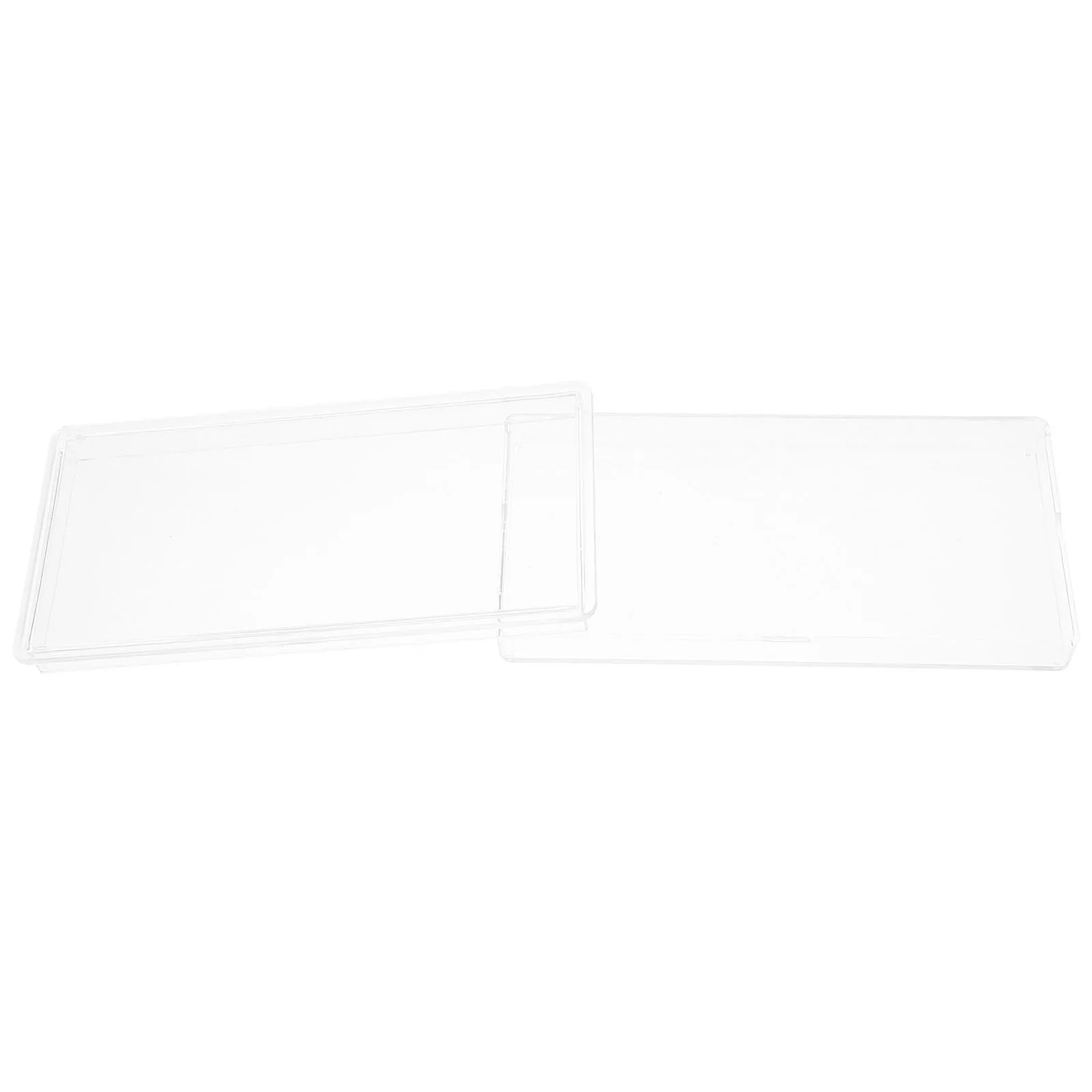 Paper Money Storage Box Dust-Proof Organizer For Banknote Commemorative Money Case Portable Plastic