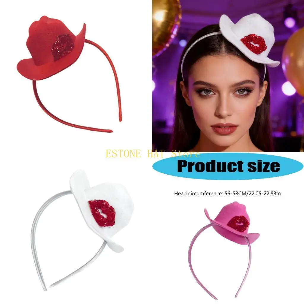 

49MF классическая шляпа-федора с плоскими полями, декоративный обруч для волос для модного наряда, повседневная шляпа для случая