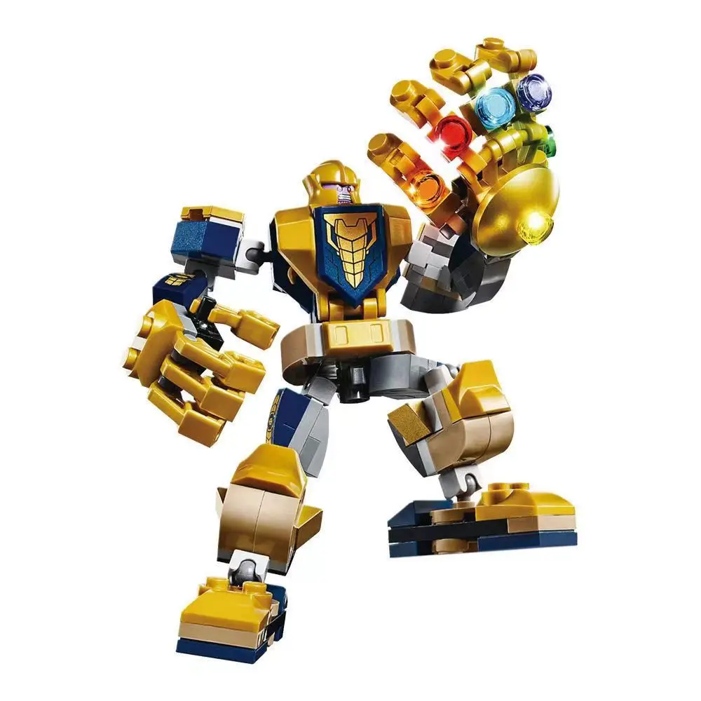 Superhero Avengers Mech Action Figure Toy Building Blocks