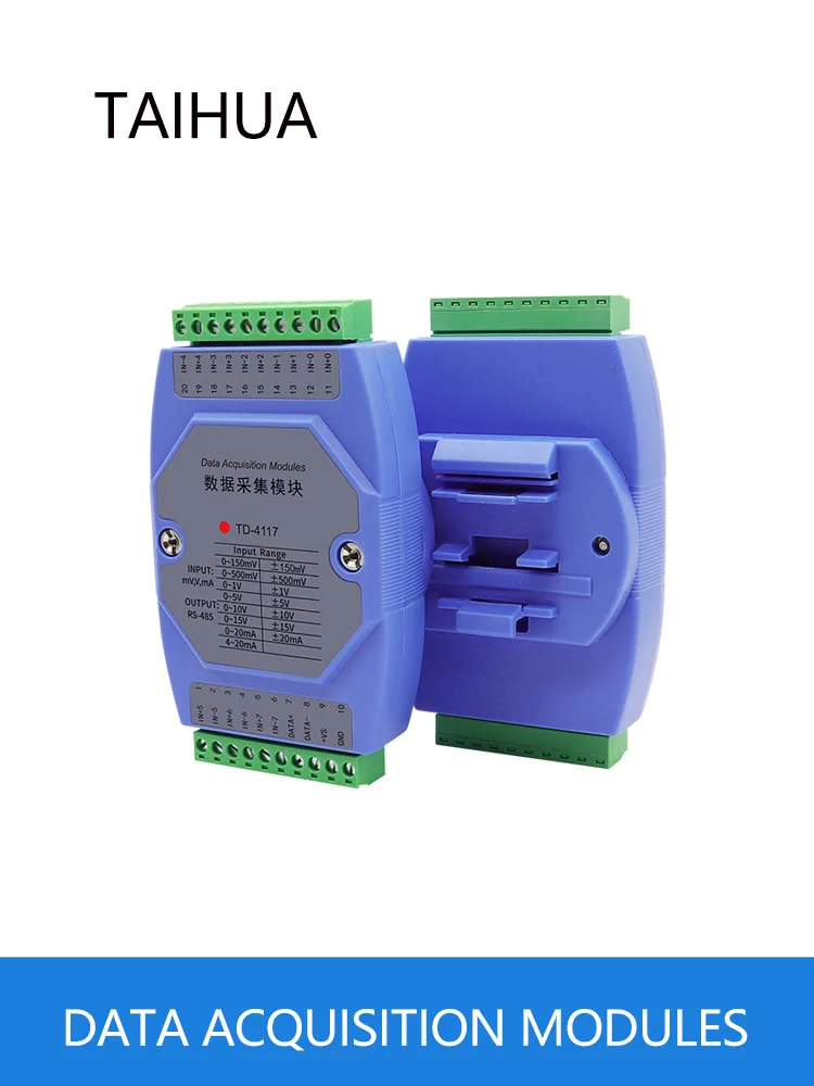 

TD-4117 8CH Ultra-High Performance Analog Signal Acquisition Module | High Common-Mode Rejection (120dB) | Industrial Grade, CE