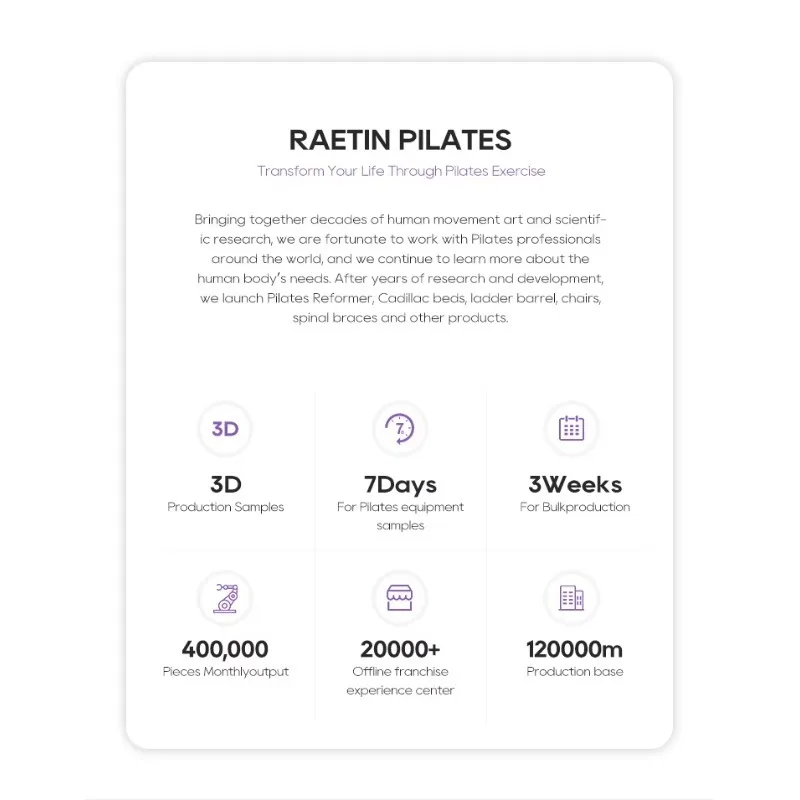 مجموعة معدات بيلاتيس مثالية عالية الجودة للبيع بالجملة من YTYIN لمصلح بيلاتيس الخشبي في استوديوك بنصف برج #2