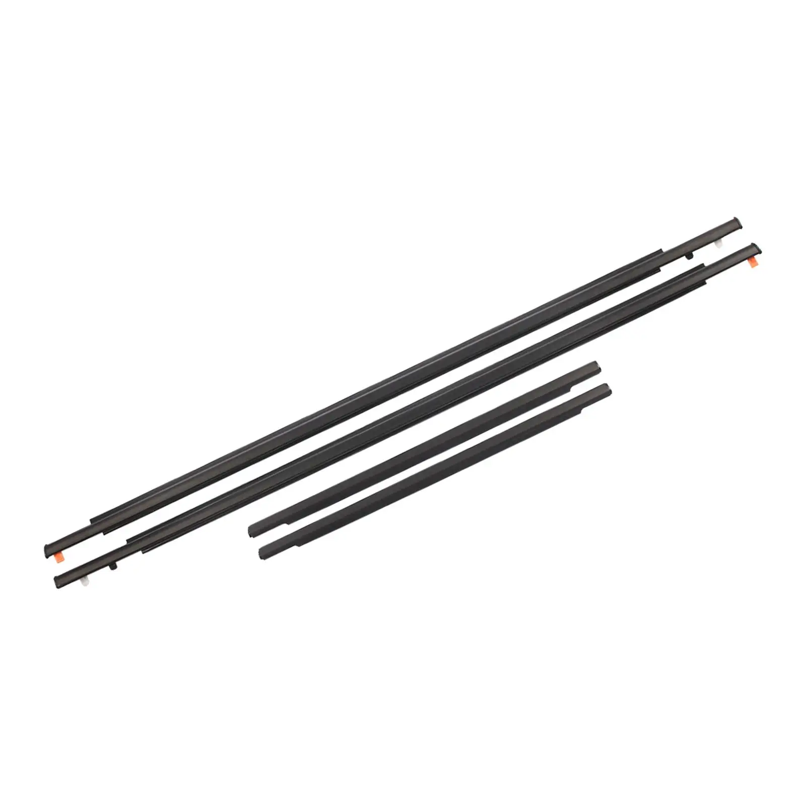 

4Pcs Front Rear Door Window Moulding Trim Seal Belt 68163-35041 Easy