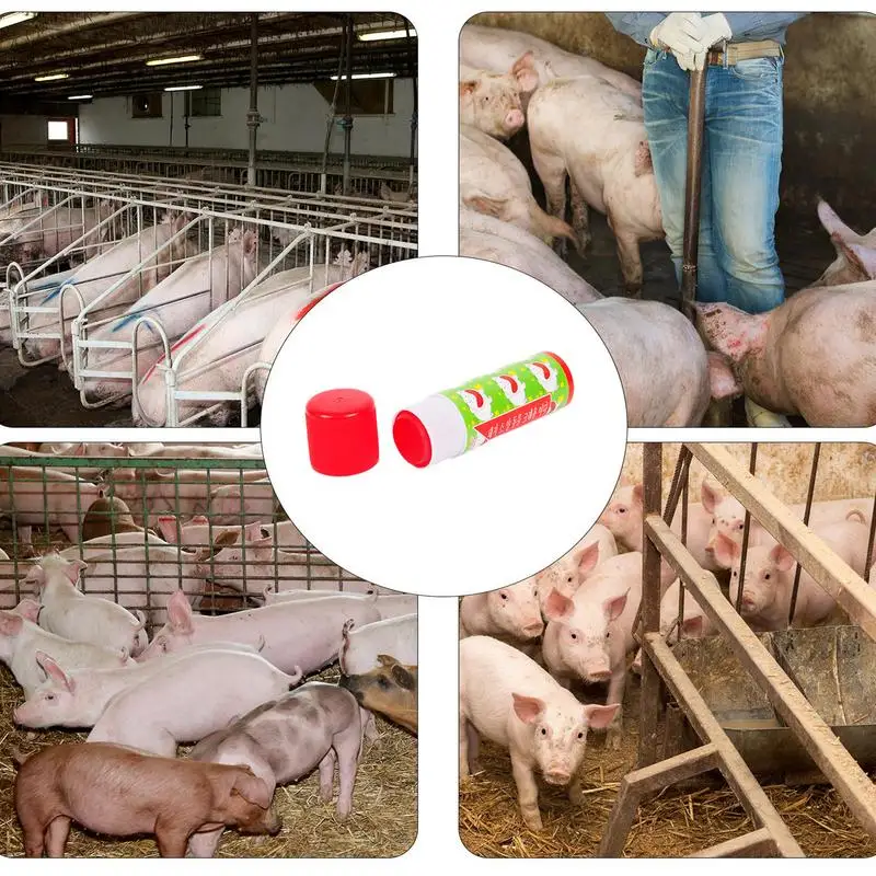 Livestock Marker Crayon Cattle Cow Sheep Marker All-Weather Highly Visible Marker Pens For Cattle Sorting Grading Inoculation