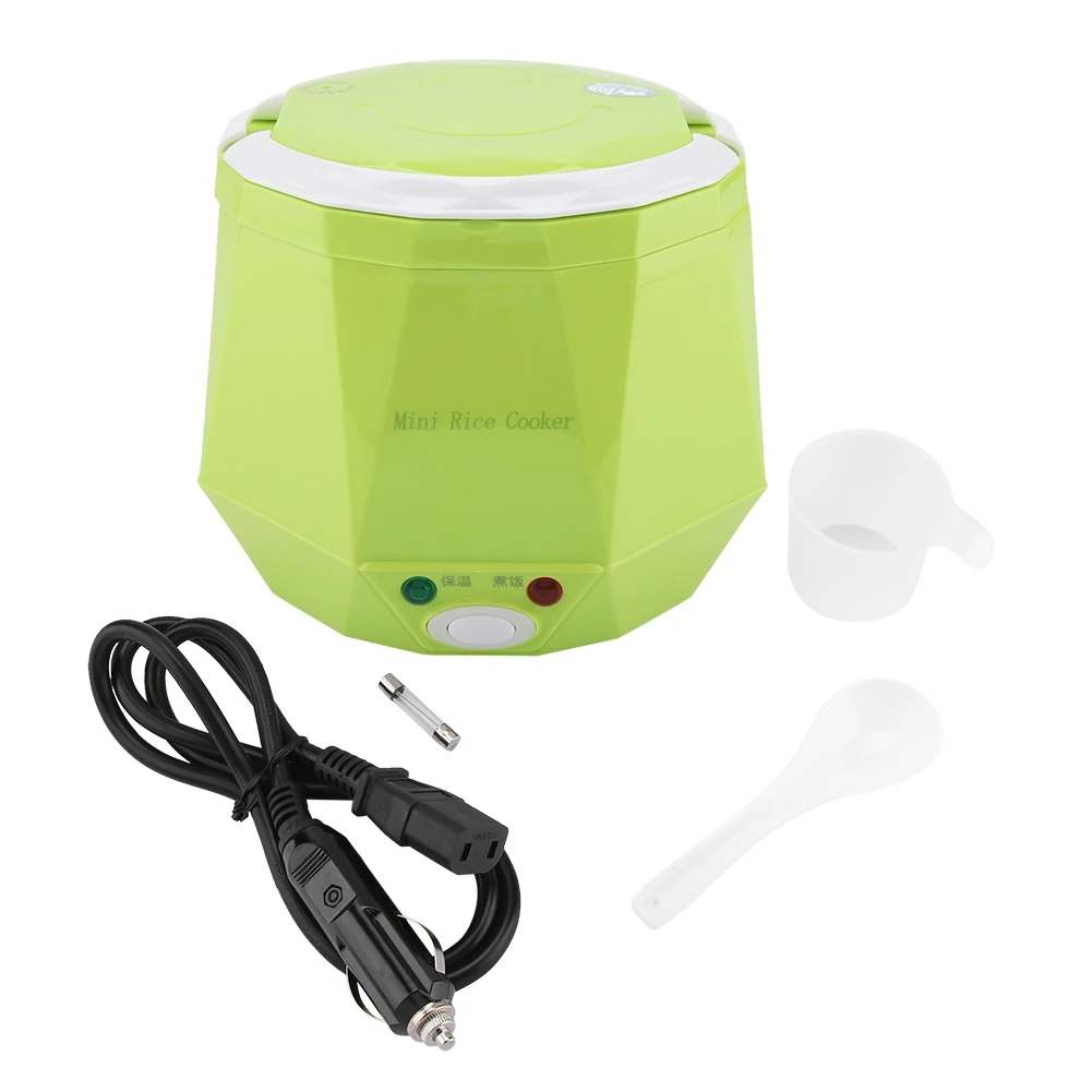 12V 100W 1.3 L Electric Portable Multifunctional Rice Cooker Food Steamer for Car